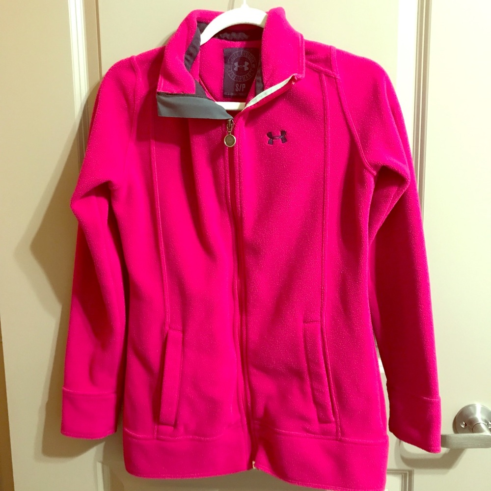 Small Under Armour pink winter jacket